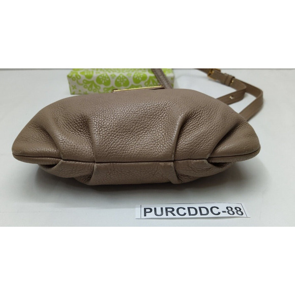 Marc By Marc Jacobs Brown Pebbled Leather Zipper Closure Small Crossbody Bag - Picture 7 of 16